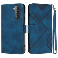Funda Foxdock Para Samsung Galaxy S22 – Tipo Libro Con Soporte, Billetera, Correa Y Diseño Elegante