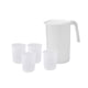 thumbnail image 5 of Jarra De Agua De 2,5 L Y Jarra De Agua De 4 Tazas Para Acampar, Fiesta De Picnic, Color Blanco, 5 of 5