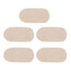 thumbnail image 4 of Paquete de 5 almohadillas de pergamino para puente, protectores de cuerdas, almohadilla para cuerdas E, Protector de cuerdas de cuero PU para violín y , PEQUEÑA Pequeña, 4 of 5