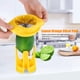 thumbnail image 2 of Cortador de limón y naranja de acero inoxidable, cortador de frutas y verduras, herramienta de cocina amarilla, 2 of 6