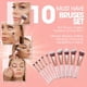 thumbnail image 2 of Set De Brochas De Maquillaje Kabuki 10 Unidades Cerdas Sintéticas, 2 of 8