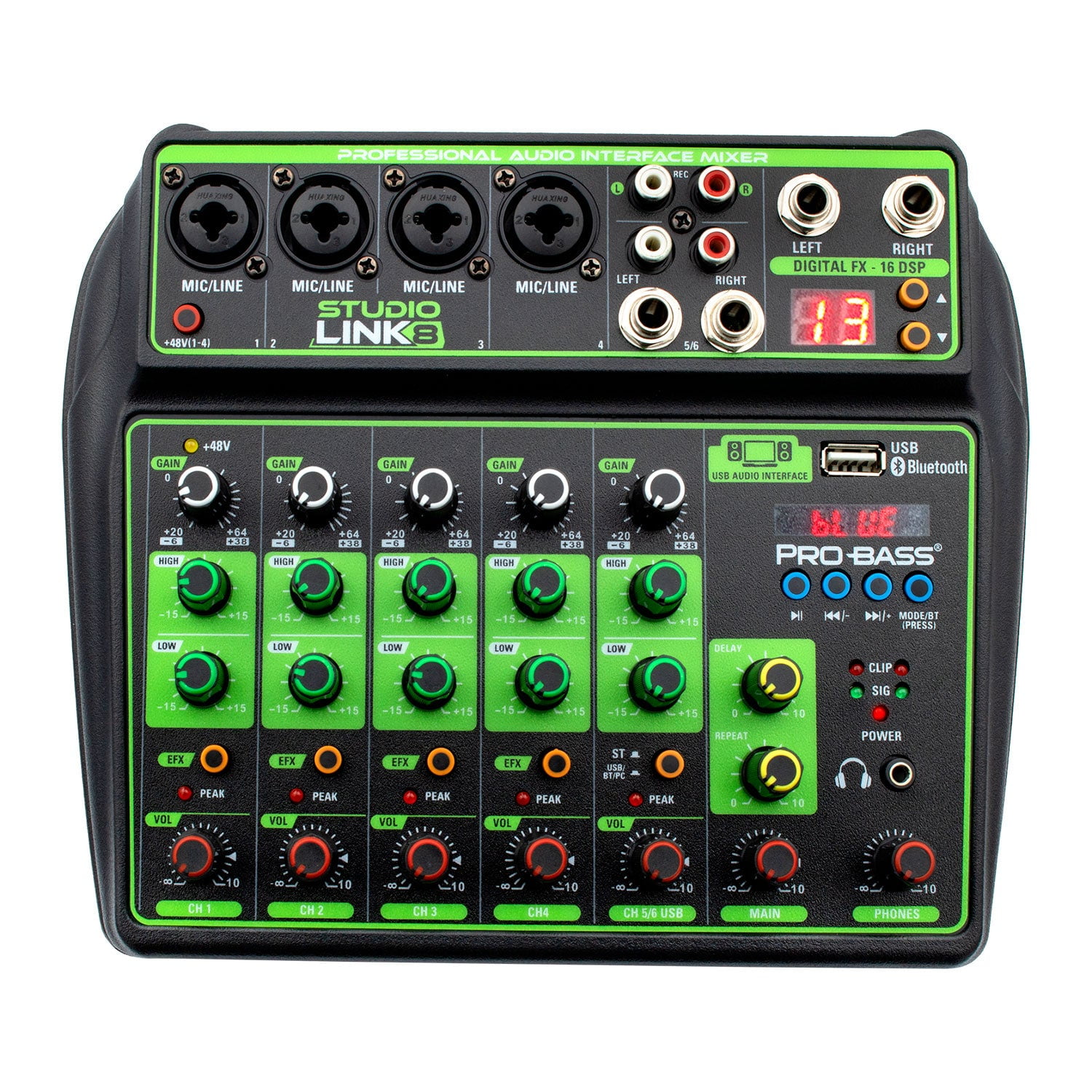 Consola Con Interfaz Usb Probass Studiolink 6