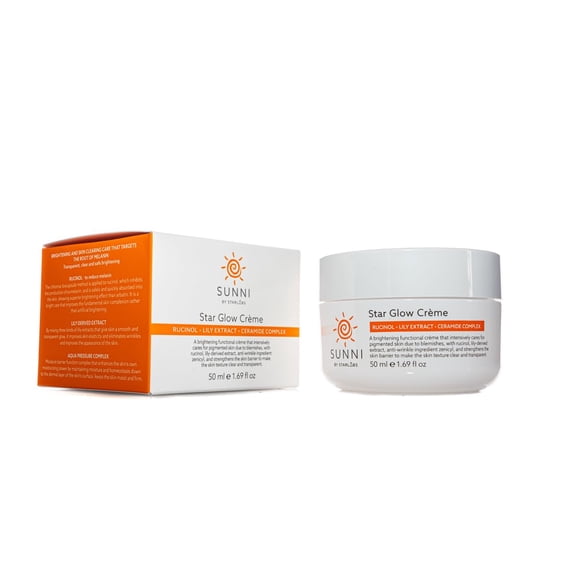 Crema Facial Iluminadora Hansi Naturals SUNNI Star Glow 50 mL