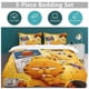 thumbnail image 5 of x100 Garfield Bed Duvet Cover Microfiber Bedding Sets 3D Printed Lightweight 3 Piece Comforter Sets, 1 Duvet Cover And 2 Pillow Shams for Kids Boys Girls 79"x90" jn100, 5 of 5
