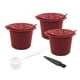 thumbnail image 3 of Cápsulas de para , con relleno de , hace que el sea Cápsulas de Taza Coffeeware para Cafe Cocina Regalos para Estilo B Rojo, 3 of 5
