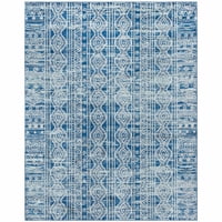 Deco2Day - Alfombra Geil Moh100A-8-Bg-8X10 - 235 X 305 Cm - Azul