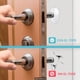 thumbnail image 5 of Tope Protector de pared Puerta silicona transparente x 6, 5 of 7