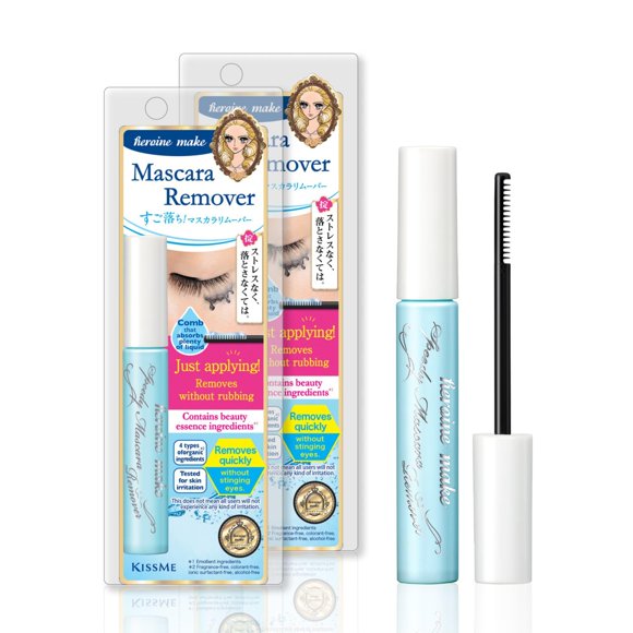 Removedor de rímel Heroine Make de Kissme Speedy, 6,5 ml (paquete de 2)