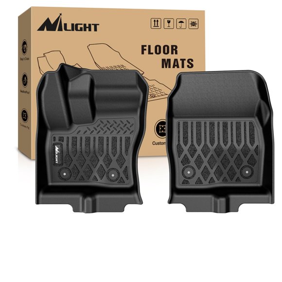Alfombrillas Nilight para Ford Transit Connect con vinilo y postes