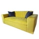 thumbnail image 3 of Sofa Dos Cuerpos Felpa Ocre, 3 of 3