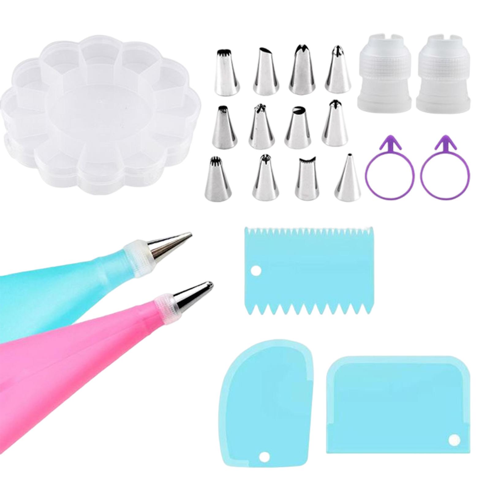 Magideal - Boquilla Multiusos Para Manga Pastelera, Suministros De Cocina, Herramienta De Bricolaje, Decoración Práctica, Herramientas De Decoración De Pasteles 20 Piezas