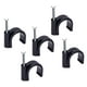 thumbnail image 4 of 25X Grampa Grapa Clavo Para Cable De Red Cat6 Coaxial Pinza negro, 4 of 8