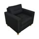 thumbnail image 2 of Poltrona Suecia Lino Negro, 2 of 3