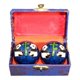 thumbnail image 4 of Bolas De Masaje De 2 Piezas Con Caja De Almacenamiento Bolas De Baoding Para Personas De Mediana Edad Panda Blue, 4 of 5