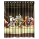 thumbnail image 1 of Cortina de ducha de Pokémon Anime, juego de cortina de baño con ganchos, tamaño 60 x 72 pulgadas, 1 of 3