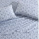 thumbnail image 2 of Set de fundas de almohada Laura Ashley Lorelei de satén de algodón azul oscuro, 2 of 3