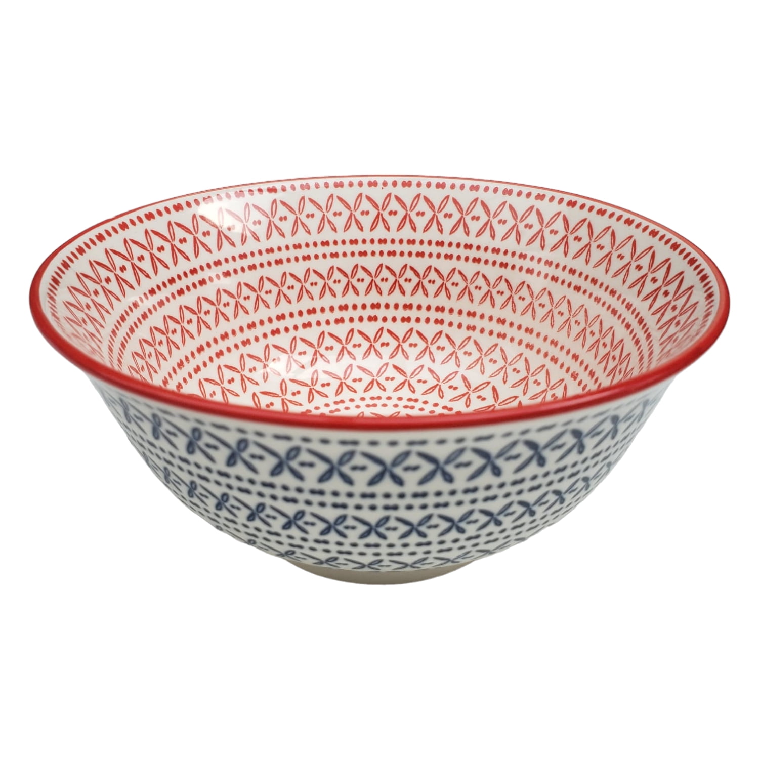 Bowl Pocillo Loza Rojo 12X6,5 Cms