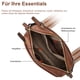 thumbnail image 2 of Handytasche zumhängen, Bolso bandolera de cuero PU Damen Breiter Gurt, Umhängetasche Damen Klein, Reißverschlusstasche Handy Umhängetasche, 2 of 5