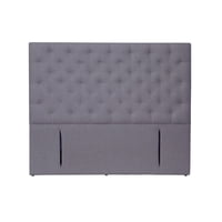 Latam Home - Respaldo Brescia Lino Gris Oscuro 2 Plazas