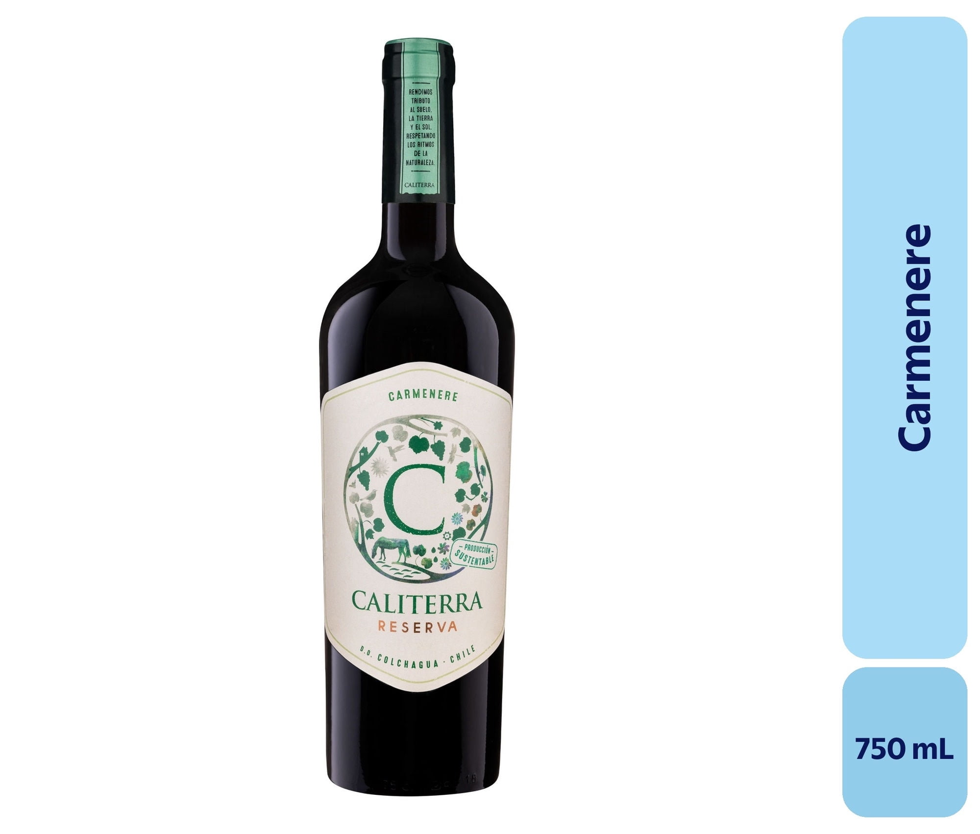 Vino Carménère Botella 750 mL Caliterra