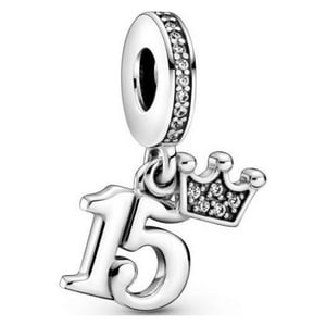 Dije Colgante Pandora 15º Cumpleaños Plata De Ley Mujer