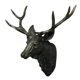 thumbnail image 2 of 3D Deer Head Cornamentas Arte De La Pared Estatua Pegatinas Decoración Del Hogar Color Bronce, 2 of 5