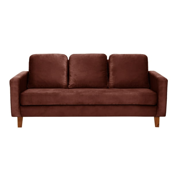 Sofa Venecia 3C Tela Velvet Chocolate