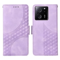 Carcasa Foxdock Xiaomi 13T Pro De Cuero Pu, Diseño Acolchado Clásico, Protección Contra Caídas Y Rayones