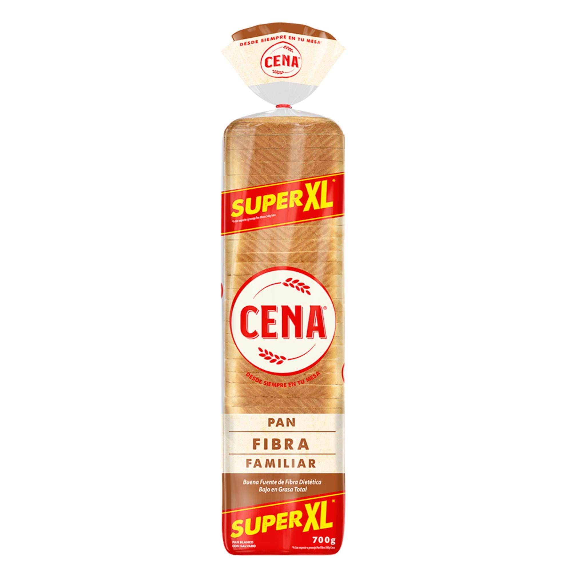 Pan De Molde Fibra Xl 700 g Cena