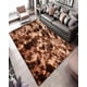 thumbnail image 3 of Alfombra Peluda 200x300 Premium Color Marron Con Blanco, 3 of 4