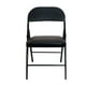 thumbnail image 2 of Silla plegable con acolchado negro, 2 of 5