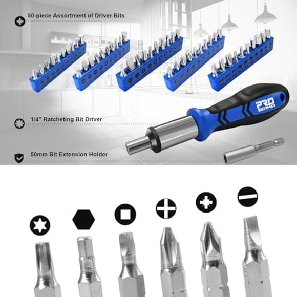 Set de Herramientas Prostormer 259 Piezas Acero CrV para Hogar