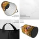 thumbnail image 4 of El Mundo de Craig Cesta de lavandería de gran capacidad redonda con asa, bolsa para ropa sucia plegable, almacenamiento para dormitorio, baño y lavadero 44x35 cm, 4 of 6