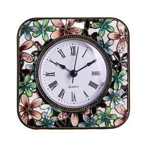 Magideal - Reloj De Vintage, Con Pilas, Artesanal, Números , Reloj De Escritorio Silencioso, Reloj Despertador Para Dormitorio, Estante Para
