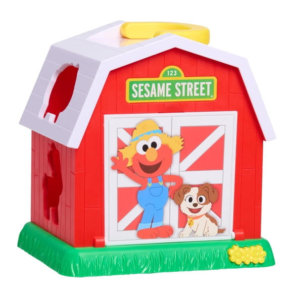 Juguete Elmo de Plaza Sésamo Granero Aprende y Clasifica con Sonidos