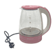 thumbnail image 2 of Hervidor Electrico Vidrio Templado 2 Litros Agua Smurfett Rosa, 2 of 2