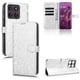 thumbnail image 1 of Funda Cartera Lunares Motorola Edge 60 Pro con Tarjetero, Correa y Soporte Plata, 1 of 6