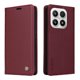 thumbnail image 2 of Funda Billetera de Cuero para Xiaomi 17 con Tarjetero y Soporte - Tapa Magnética Rojo, 2 of 5