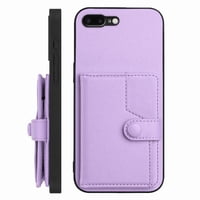 Foxdock Funda Para Iphone 7 Plus Con Bloqueo Rfid - Diseño Elegante Con Cierre De Botón