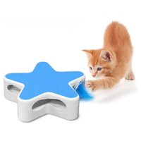 Genérico - Juguete Interactivo Para Gatos Pluma Giratoria Mascotas