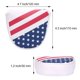 thumbnail image 5 of Funda para Putter Mallet Barudan Golf con Bandera de EE.UU. y Cierre Magnético, 5 of 7