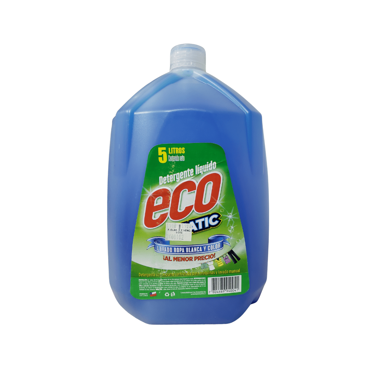 Detergente Liquido Ecomatic Select 5 Lts