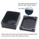 thumbnail image 4 of Caja de conexiones Zulkit impermeable IP65 para exterior, plástico ABS, 115 x 90 x 55 mm, 4 of 8