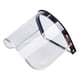 thumbnail image 3 of Protector facial y soporte Visera de PVC para casco Instale fácilmente Protección resistente para los ojos y la cara Accesorios de soporte de aluminio, 3 of 5