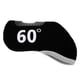 thumbnail image 1 of Protector De La Cubierta De La Cabeza Del Headcover Del Putter Del Hierro Del Club De Golf 60 Grados Negros, 1 of 5