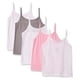 thumbnail image 1 of Camisetas Hanes de algodón sin etiqueta para niñas, paquete de 5 unidades, talla pequeña, 1 of 4