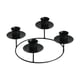 thumbnail image 2 of Candelabro De 4 Brazos De Hierro Decorativo Para Bar, Fiesta, Mesa De Comedor, Color Negro, 2 of 5