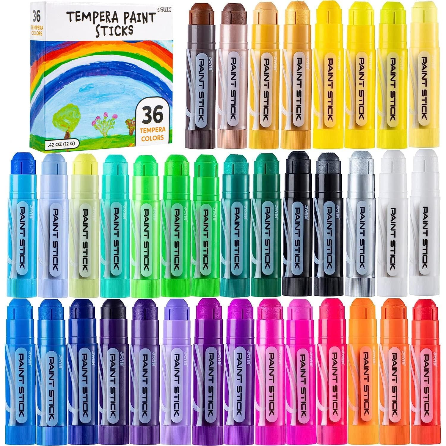 Barras De Pintura Joyin, 36 Colores, Lavables, Témpera Para Niños