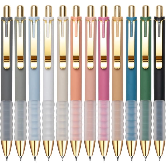Lapicera de Gel Linbsunne GELG 0,5 mm, Tinta Negra, Pack de 12