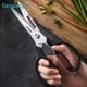 thumbnail image 2 of TANSUNG Heavy Duty Kitchen Scissors, Multifunction Kitchen Shears For Poultry, Fish, Herb, Flowers - Sharp Blade Shears - Detachable For Easy To Clean - Peeler, Bottle Opener (Red), 2 of 4